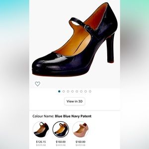 Brand new Naturalizer navy blue Mary Jane heels. Size 8.